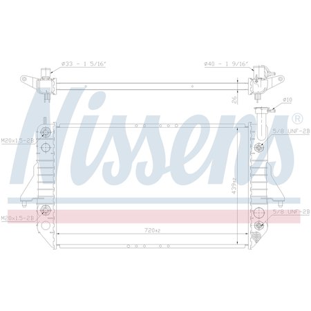 NISSEN Nissens Radiator, 60909 60909